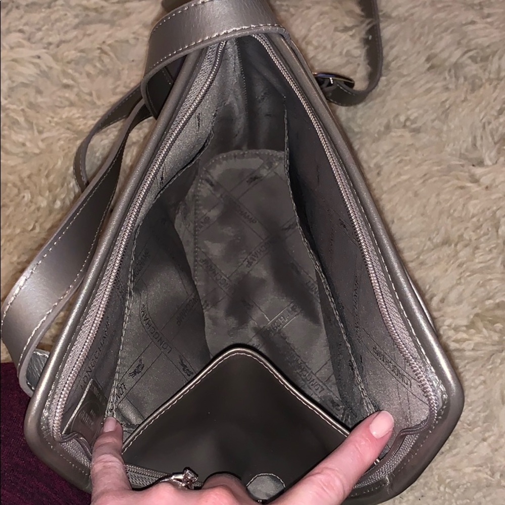 Longchamp "Roseau" Bucket Shoulder Bag with Toggle - Picture 7 of 12